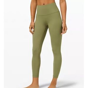 Lululemon Wunder Under High-Rise Tight 25" *Full-On Luxtreme-Bronze Green-Size12